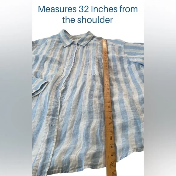 XXL Gorgeous H&M Shirt, 100% Linen, Oversized, NWT - Picture 17 of 17